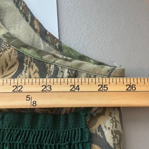 Vintage Saf T Bak Sz XL Mens Hunting Fly Fishing Vest Camo Real Tree Trapper Poc - Picture 5 of 9